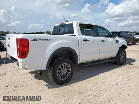 2022 Ford Ranger XL with VIN 1FTER4EH9NLD30176, listed as a Copart auction lot 64240645 with 12,100 mi miles and Salvage title. Bid and sale history available at DreamBid. Image 3.