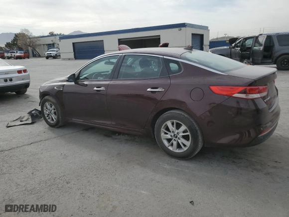 2018 Kia Optima LX with VIN 5XXGT4L39JG189332, listed as a Copart auction lot 50582425 with 137,937 mi miles and Salvage Title. Bid and sale history available at carsss.com. Image 2.