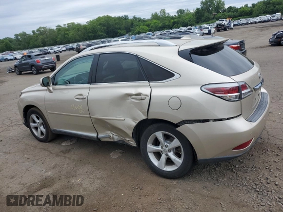 2015 Lexus RX 350 with VIN 2T2BK1BA0FC278177, listed as a Copart auction lot 62480415 with 95,425 mi miles and Salvage title. Bid and sale history available at DreamBid. Image 2.