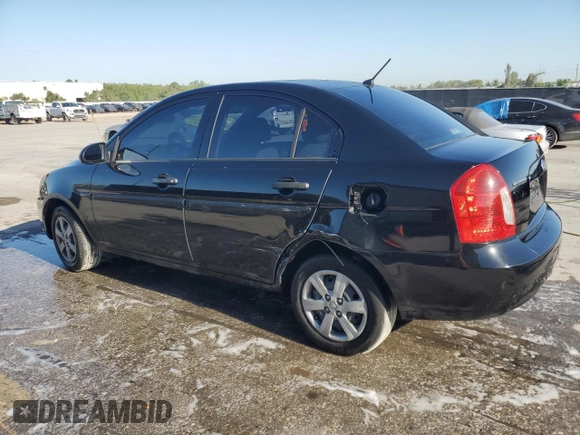 2008 Hyundai Accent GLS with VIN KMHCN46C18U223820, listed as a Copart auction lot 52495035 with 140,690 mi miles and Salvage Title. Bid and sale history available at carsss.com. Image 2.