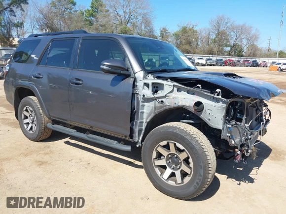 2023 Toyota 4Runner TRD Off Road Premium with VIN JTERU5JR0P6172778, listed as a IAAI auction lot 41650818 with 35,005 mi miles and . Bid and sale history available at DreamBid. Image 1.