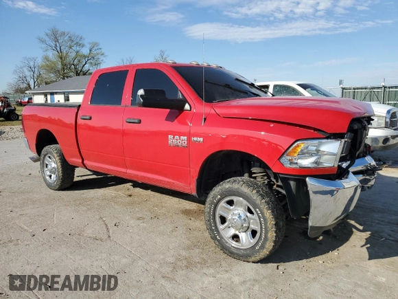 2018 Ram 2500 Tradesman with VIN 3C6UR5CJ4JG381025, listed as a Copart auction lot 50535245 with 57,839 mi miles and Salvage title. Bid and sale history available at DreamBid. Image 4.