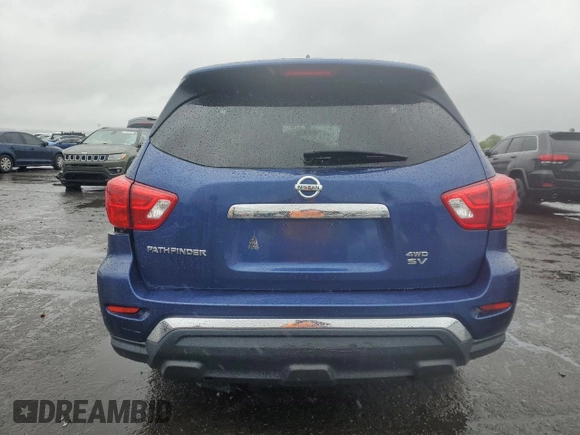 2017 Nissan Pathfinder S z VIN 5N1DR2MM1HC694901, wystawiony jako Copart lot #57759875 z przebiegiem 124 413 mil mil oraz Szkoda całkowita • Salvage title. Historia ofert i sprzedaży dostępna na DreamBid. Obrazek 6.