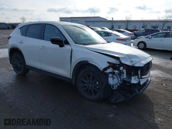 2024 Mazda CX-5 2.5 Carbon Turbo with VIN JM3KFBAY5R0425970, listed as a IAAI auction lot 41187507 with 8,851 mi miles. Bid and sale history available at carsss.com. Image 1.