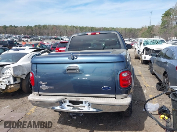 2003 Ford F-150 XLT with VIN 1FTRW08L33KB05743, listed as a IAAI auction lot 41828979 with 117,345 mi miles. Bid and sale history available at carsss.com. Image 16.