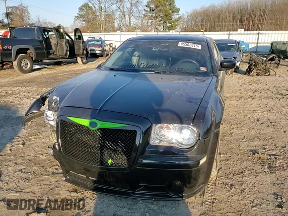 2006 Chrysler 300 C SRT8 with VIN 2C3LA73W56H450447, listed as a Copart auction lot 45502875 with 130,728 mi miles and Salvage Title. Bid and sale history available at carsss.com. Image 10.