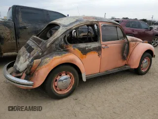 1972 Volkswagen Beetle with VIN 1122796503, listed as a Copart auction lot 47166415 with Not Provided miles and Clean Title. Bid and sale history available at DreamBid. Image 3.