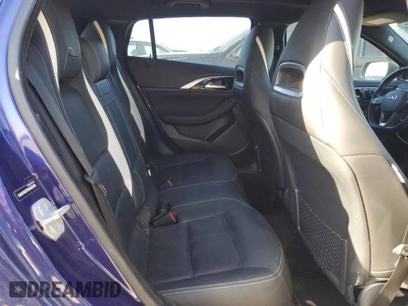 2017 Infiniti QX30 Sport with VIN SJKCH5CP3HA022850, listed as a Copart auction lot 48744715 with 52,875 mi miles and Salvage title. Bid and sale history available at DreamBid. Image 11.