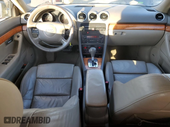 2004 Audi A4 3.0L with VIN WAUAT48H24K001168, listed as a Copart auction lot 88371355 with 116,889 mi miles and Salvage Title. Bid and sale history available at carsss.com. Image 8.
