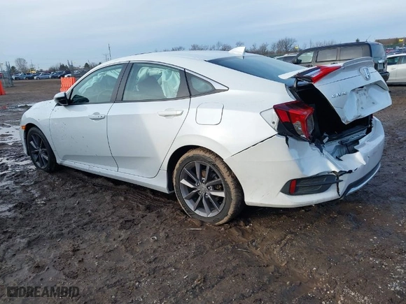 2019 Honda Civic Sedan EX-L with VIN 19XFC1F70KE018732, listed as a IAAI auction lot 41218403 with 35,280 mi miles. Bid and sale history available at carsss.com. Image 3.