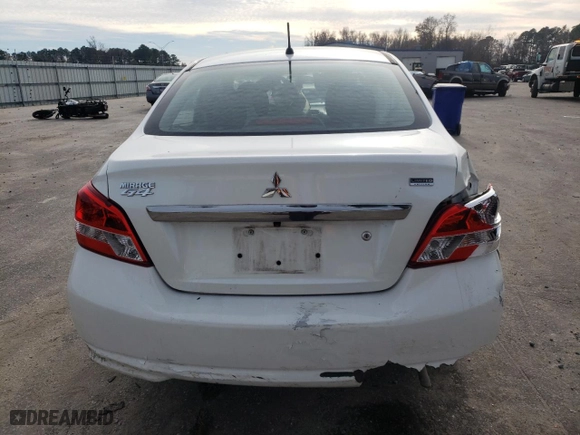 2020 Mitsubishi Mirage G4 SE with VIN ML32F4FJ7LHF13319, listed as a Copart auction lot 84950494 with 50,040 mi miles and Salvage Title. Bid and sale history available at carsss.com. Image 6.