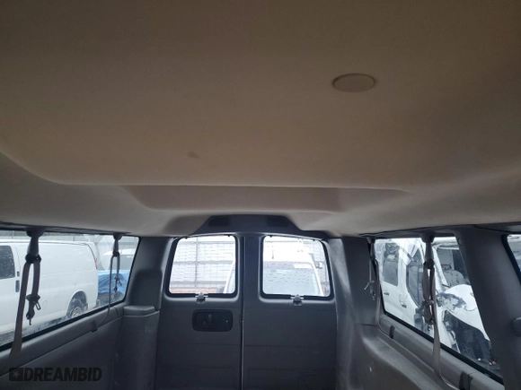 2017 Chevrolet Express Passenger LT with VIN 1GAZGPFF4H1343450, listed as a Copart auction lot 84738374 with 152,461 mi miles and Salvage Title. Bid and sale history available at carsss.com. Image 10.