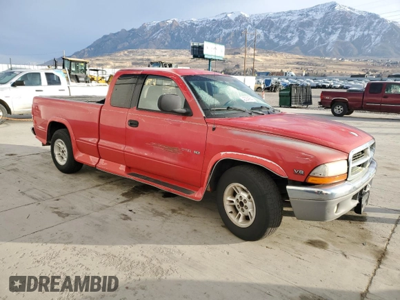 2000 Dodge Dakota Sport with VIN 1B7GL22NXYS730959, listed as a Copart auction lot 43384925 with 177,178 mi miles and Clean Title. Bid and sale history available at carsss.com. Image 4.