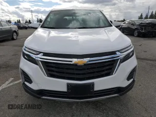 2022 Chevrolet Equinox LT with VIN 3GNAXKEV8NL195184, listed as a Copart auction lot 43875245 with 49,322 mi miles and Salvage Title. Bid and sale history available at DreamBid. Image 5.