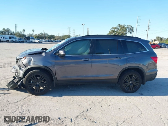 2022 Honda Pilot Special Edition with VIN 5FNYF5H25NB035016, listed as a IAAI auction lot 41248194 with 30,039 mi miles and . Bid and sale history available at DreamBid. Image 14.