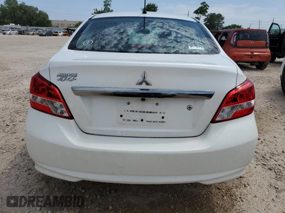 2020 Mitsubishi Mirage G4 ES with VIN ML32F3FJ8LHF04543, listed as a Copart auction lot 54212004 with 75,631 mi miles. Bid and sale history available at carsss.com. Image 6.