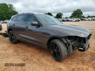 2021 Jaguar F-Pace R-Dynamic S z VIN SADCT2FU3MA672861, wystawiony jako Copart lot #60349655 z przebiegiem 44 336 mil mil oraz Szkoda całkowita • Salvage title. Historia ofert i sprzedaży dostępna na DreamBid. Obrazek 4.