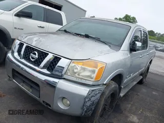 2008 Nissan Titan XE with VIN 1N6AA07C28N305044, listed as a IAAI auction lot 42366315 with 190,100 mi miles and . Bid and sale history available at DreamBid. Image 2.