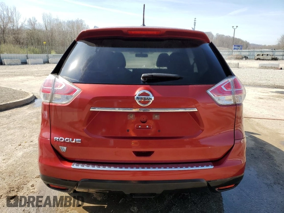 2016 Nissan Rogue S with VIN JN8AT2MT5GW000728, listed as a Copart auction lot 50883195 with 103,583 mi miles and Non Repairable. Bid and sale history available at DreamBid. Image 6.