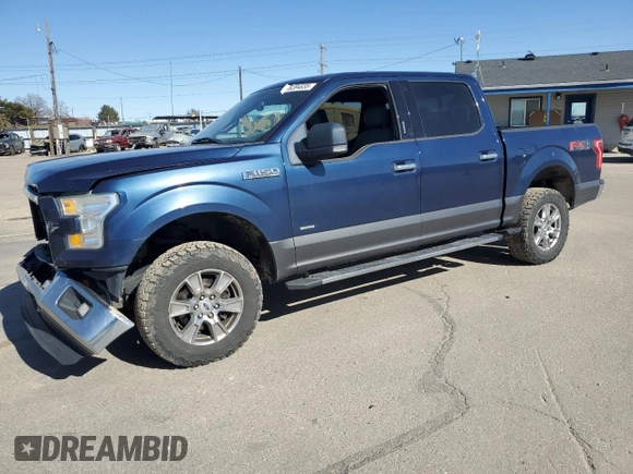2015 Ford F-150 XLT with VIN 1FTEW1EG7FKE86979, listed as a Copart auction lot 48394035 with 118,642 mi miles and Salvage Title. Bid and sale history available at carsss.com. Image 1.