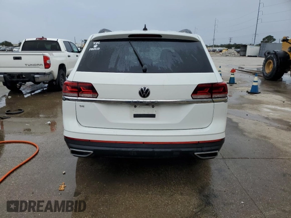 2021 Volkswagen Atlas SE z VIN 1V2DP2CAXMC525244, wystawiony jako Copart lot #80986114 z przebiegiem Nie podano mil oraz Nie do naprawy • Non repairable. Historia ofert i sprzedaży dostępna na DreamBid. Obrazek 6.
