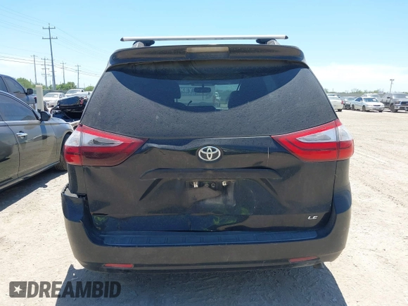 2015 Toyota Sienna LE AAS with VIN 5TDKK3DC7FS687525, listed as a IAAI auction lot 42250458 with 140,429 mi miles and . Bid and sale history available at DreamBid. Image 16.