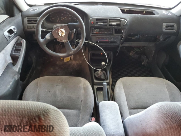 1998 Honda Civic LX with VIN 1HGEJ6676WL018876, listed as a Copart auction lot 55343785 with 167,876 mi miles and Salvage Title. Bid and sale history available at DreamBid. Image 8.