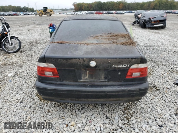 2001 BMW 5 Series 530iA with VIN WBADT63491CF12012, listed as a Copart auction lot 79866554 with 0 mi miles and Clean Title. Bid and sale history available at carsss.com. Image 6.
