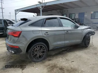 2023 Audi SQ5 Sportback Prestige with VIN WA134AFY1P2021694, listed as a Copart auction lot 57424484 with Not Provided miles and Salvage Title. Bid and sale history available at DreamBid. Image 3.