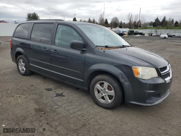 2012 Dodge Grand Caravan SXT with VIN 2C4RDGCG7CR294911, listed as a Copart auction lot 47686595 with 169,277 mi miles and Clean Title. Bid and sale history available at carsss.com. Image 4.