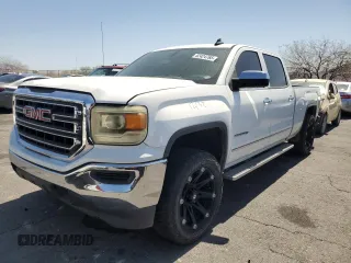 2015 GMC Sierra 1500 SLT with VIN 3GTU2VEC4FG150712, listed as a Copart auction lot 52424765 with 122,366 mi miles and Salvage Title. Bid and sale history available at DreamBid. Image 1.