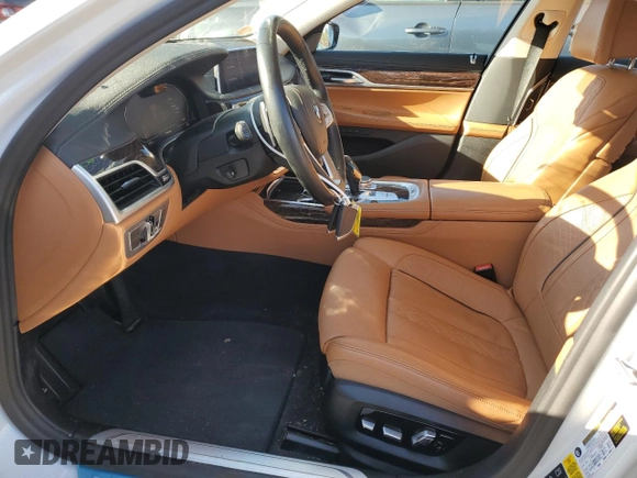 2021 BMW 7 Series 750i xDrive with VIN WBA7U2C01MCF48782, listed as a Copart auction lot 81428793 with 22,735 mi miles. Bid and sale history available at carsss.com. Image 7.