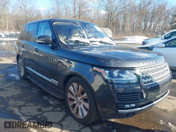 2017 Land Rover Range Rover HSE with VIN SALGS2FV1HA372100, listed as a IAAI auction lot 41525177 with 117,324 mi miles and . Bid and sale history available at DreamBid. Image 1.
