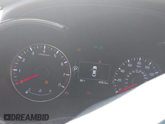 2018 Kia Forte LX with VIN 3KPFL4A78JE217888, listed as a IAAI auction lot 42027867 with 37,615 mi miles and . Bid and sale history available at DreamBid. Image 7.
