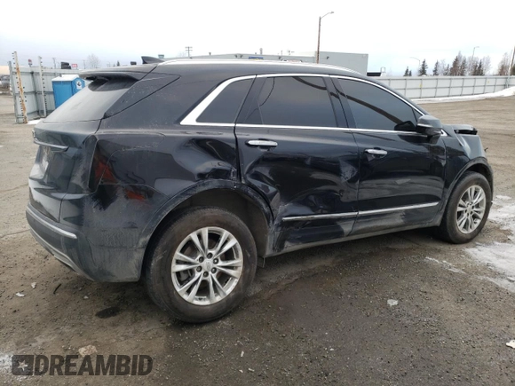 2020 Cadillac XT5 Premium Luxury AWD with VIN 1GYKNDRS6LZ131191, listed as a Copart auction lot 48476555 with 101,320 mi miles and Salvage Title. Bid and sale history available at DreamBid. Image 3.