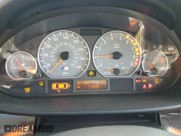 2003 BMW 3 Series M3 with VIN WBSBL93403JR23766, listed as a Copart auction lot 75096244 with 121,989 mi miles and Salvage title. Bid and sale history available at DreamBid. Image 9.