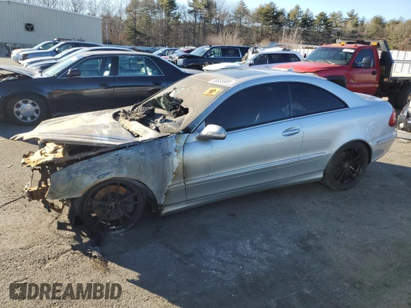 2009 Mercedes-Benz CLK-Class 3.5L with VIN WDBTJ56H39F264746, listed as a Copart auction lot 48535935 with 0 mi miles and Salvage Title. Bid and sale history available at carsss.com. Image 1.