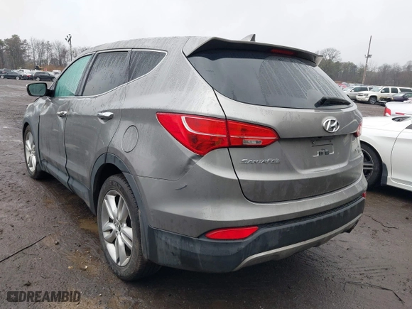 2013 Hyundai Santa Fe 2.0T Sport with VIN 5XYZWDLA3DG050022, listed as a IAAI auction lot 41957421 with 196,348 mi miles. Bid and sale history available at carsss.com. Image 3.