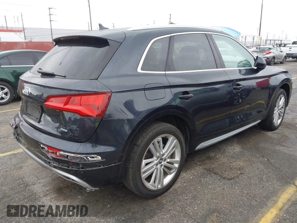 2019 Audi Q5 Premium Plus z VIN WA1BNAFY5K2049080, wystawiony jako IAAI lot #42057631 z przebiegiem 94 767 mil mil oraz . Historia ofert i sprzedaży dostępna na DreamBid. Obrazek 4.