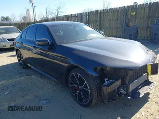 2021 BMW 5 Series 540i xDrive with VIN WBA73BJ0XMWX01449, listed as a IAAI auction lot 41630703 with 65,212 mi miles and . Bid and sale history available at DreamBid. Image 1.