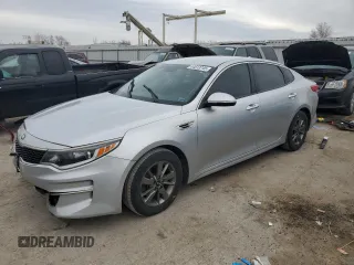 2016 Kia Optima LX Turbo with VIN 5XXGT4L15GG018357, listed as a Copart auction lot 44613745 with 98,325 mi miles and Salvage Title. Bid and sale history available at carsss.com. Image 1.