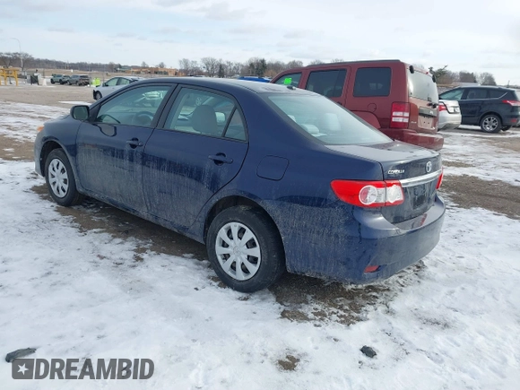 2011 Toyota Corolla L with VIN 2T1BU4EE2BC688438, listed as a IAAI auction lot 41591906 with 37,243 mi miles. Bid and sale history available at carsss.com. Image 3.