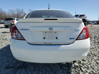 2014 Nissan Versa SV with VIN 3N1CN7AP4EL804009, listed as a Copart auction lot 48556215 with 146,875 mi miles and Salvage Title. Bid and sale history available at carsss.com. Image 6.