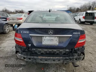 2013 Mercedes-Benz C 300 Sport with VIN WDDGF8AB4DR265099, listed as a Copart auction lot 45121485 with 121,111 mi miles and Salvage Title. Bid and sale history available at DreamBid. Image 6.