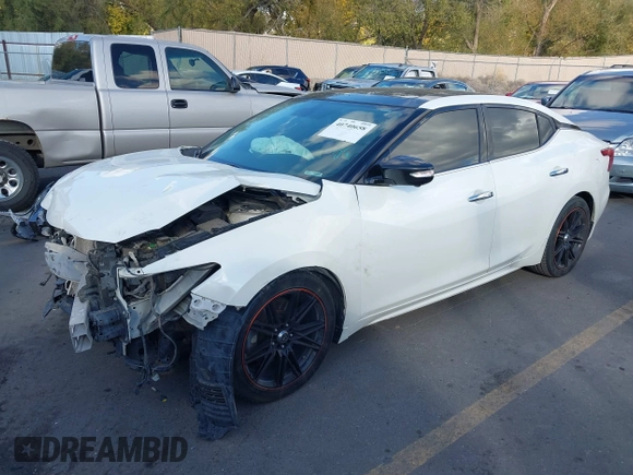 2017 Nissan Maxima SV with VIN 1N4AA6AP4HC448614, listed as a IAAI auction lot 40740658 with 207,596 mi miles and . Bid and sale history available at DreamBid. Image 17.