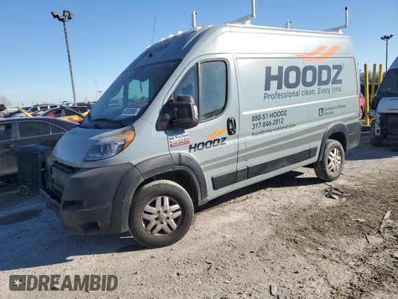 2021 Ram ProMaster Cargo with VIN 3C6LRVBG3ME530073, listed as a Copart auction lot 88838865 with 96,405 mi miles and Salvage Title. Bid and sale history available at carsss.com. Image 1.