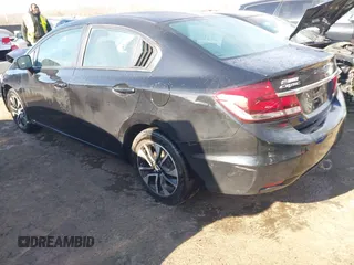2014 Honda Civic EX with VIN 19XFB2F88EE241719, listed as a IAAI auction lot 41649407 with 153,966 mi miles. Bid and sale history available at carsss.com. Image 3.