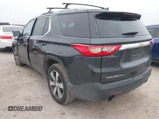 2018 Chevrolet Traverse LT Leather with VIN 1GNEVHKW1JJ218359, listed as a IAAI auction lot 41472457 with 118,412 mi miles. Bid and sale history available at carsss.com. Image 3.