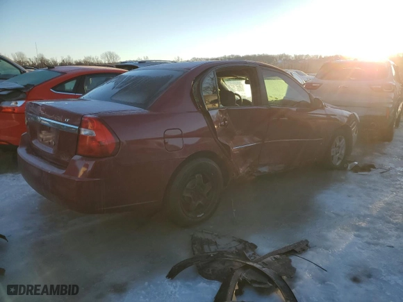 2006 Chevrolet Malibu LT w/0LT with VIN 1G1ZT51FX6F197191, listed as a Copart auction lot 88780795 with 160,808 mi miles and Salvage Title. Bid and sale history available at carsss.com. Image 3.