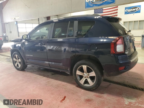 2016 Jeep Compass High Altitude Edition with VIN 1C4NJDEB7GD730026, listed as a Copart auction lot 53608505 with 67,386 mi miles and Salvage Title. Bid and sale history available at carsss.com. Image 2.